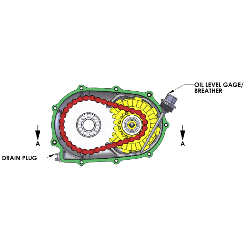Noram Reduction Gearbox GB27575 Karting BeNeDu Racing